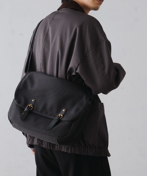 epnok（エプノック）の「ポストマンショルダーBAG（ショルダーバッグ・メンズ・ブラック/ブラウン/ベージュ/ダークグレー・FREE）」の11枚目の写真