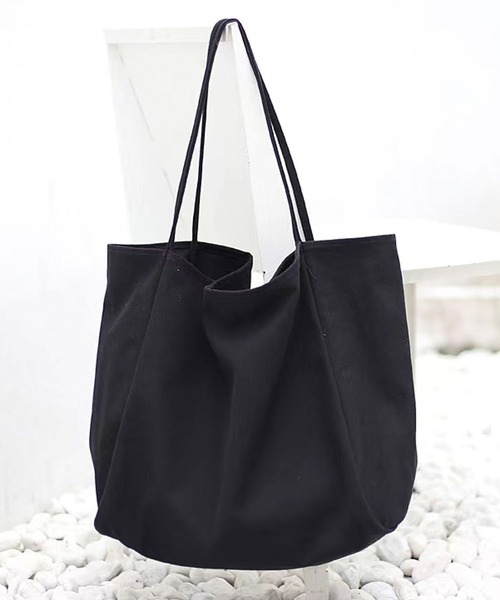 CORNERS(コーナーズ)の「ストライプトートバッグ(トートバッグ・レディース・ブラック/ベージュ/ネイビー/レッド/アイボリー/カーキ/ダークブラック/キャメル・FREE)」の4枚目の写真