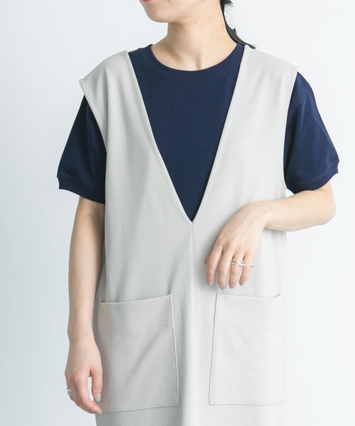 FORK&SPOON（フォークアンドスプーン）の「FORK&SPOON　ヘビーウェイト天竺ショートスリーブTシャツ（Tシャツ/カットソー・レディース・ブラック/オフホワイト/グリーン系その他/ピンク/ネイビー・1）」の10枚目の写真