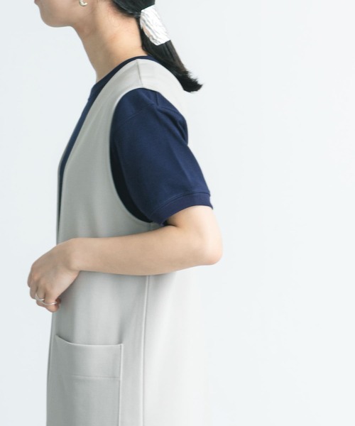 FORK&SPOON（フォークアンドスプーン）の「FORK&SPOON　ヘビーウェイト天竺ショートスリーブTシャツ（Tシャツ/カットソー・レディース・ブラック/オフホワイト/グリーン系その他/ピンク/ネイビー・1）」の11枚目の写真