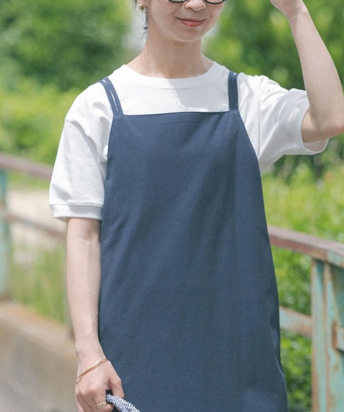 FORK&SPOON（フォークアンドスプーン）の「FORK&SPOON　ヘビーウェイト天竺ショートスリーブTシャツ（Tシャツ/カットソー・レディース・ブラック/オフホワイト/グリーン系その他/ピンク/ネイビー・1）」の14枚目の写真