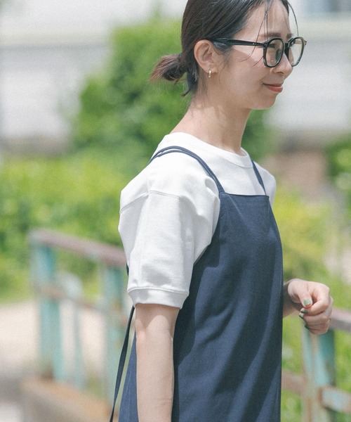 FORK&SPOON（フォークアンドスプーン）の「FORK&SPOON　ヘビーウェイト天竺ショートスリーブTシャツ（Tシャツ/カットソー・レディース・ブラック/オフホワイト/グリーン系その他/ピンク/ネイビー・1）」の17枚目の写真