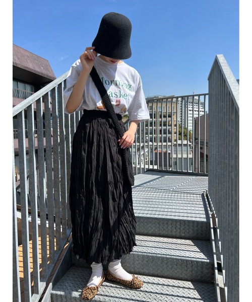 PHILLY(フィリー)の「無地ベルハット(ハット・レディース・ピンク/ブラック/アイボリー・FREE)」の16枚目の写真