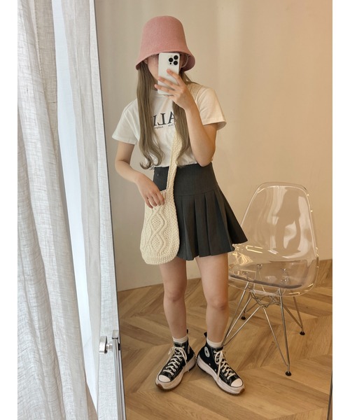 PHILLY(フィリー)の「無地ベルハット(ハット・レディース・ピンク/ブラック/アイボリー・FREE)」の17枚目の写真