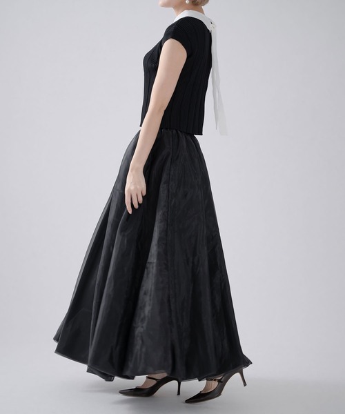 qumerry.（キュメリ）の「バックリボンフレンチプルオーバー（その他トップス・レディース・ネイビー/ブラック/ピンクベージュ・FREE）」の19枚目の写真