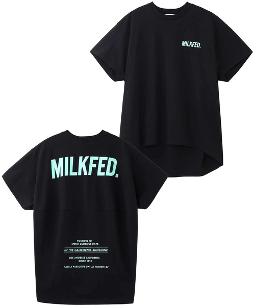 MILKFED.(ミルクフェド)の「BALLOON SS TOP(Tシャツ/カットソー・レディース・ホワイト/ブラック/オレンジ・ONE SIZE)」の3枚目の写真