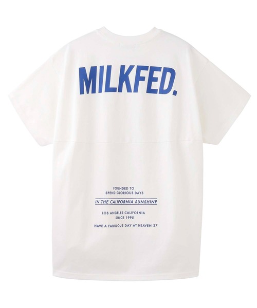 MILKFED.(ミルクフェド)の「BALLOON SS TOP(Tシャツ/カットソー・レディース・ホワイト/ブラック/オレンジ・ONE SIZE)」の16枚目の写真