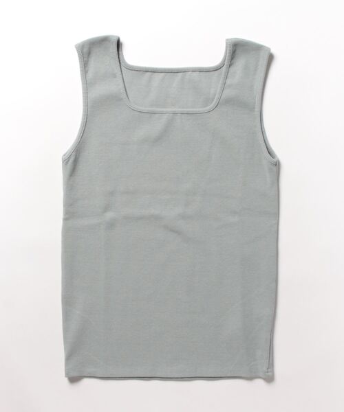 Lugnoncure（ルノンキュール）の「テレコスクエアネックタンクトップ（タンクトップ・レディース・ブラック/オフホワイト/ブルー/ミント・ﾌﾘ-）」の18枚目の写真