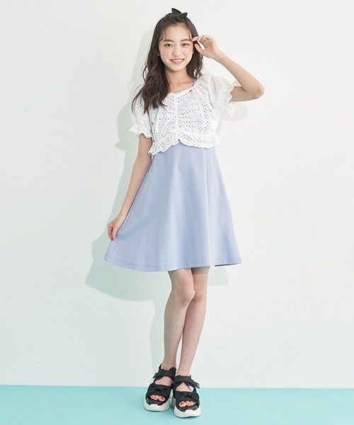 mezzo piano Junior（メゾピアノジュニア）の「ドロストブラウス  