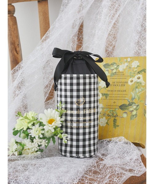 Maison de FLEUR（メゾンドフルール）の「ギンガムチェック巾着ボトル