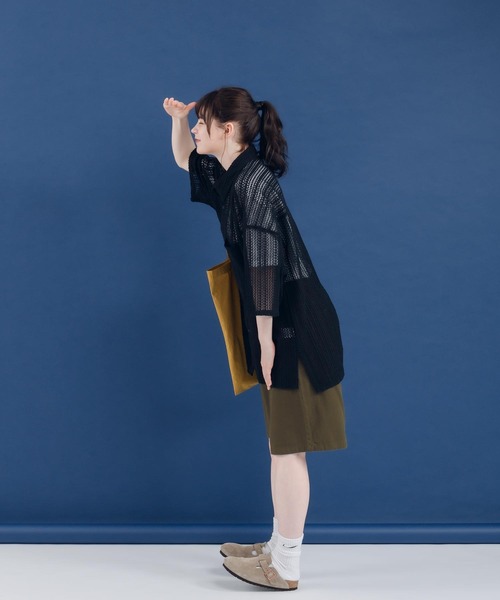 MUHET（ミュエータ）の「透かし編みレギュラーカラーシャツ（シャツ/ブラウス・レディース・ブラック/その他/オフホワイト・MEDIUM/X-LARGE）」の19枚目の写真