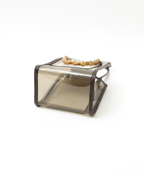 LOWELL things（ロウェル　シングス）の「Lucent/ｸﾘｱﾊﾞｰﾁｶﾙ2WAY（トートバッグ・レディース・ブラウン/ホワイト/ブラック・フリー）」の17枚目の写真