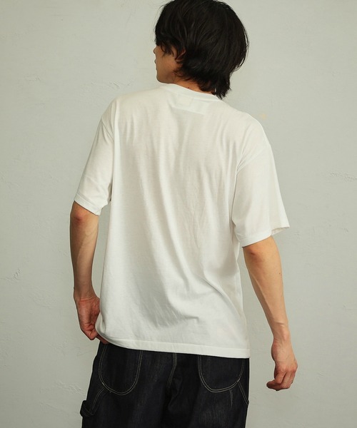 Wrangler（ラングラー）の「Wrangler/ラングラー ロゴポップ 半袖Tシャツ（Tシャツ/カットソー・メンズ・チャコールグレー/チャコール/イエロー/ホワイト系その他/グリーン/ホワイト・X-LARGE/SMALL/LARGE/MEDIUM）」の13枚目の写真