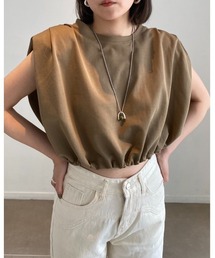 パフショルダーコンパクトTシャツ