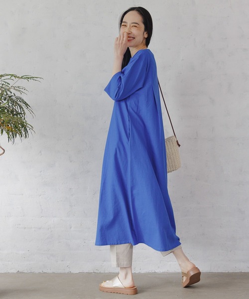 studio CLIP（スタディオクリップ）の「【撥水/接触冷感/速乾】夏のお手入れらくらくテーパードパンツ（その他パンツ・レディース・ネイビー/ベージュ/カーキ/ライトグリーン/その他1/その他2・SMALL/MEDIUM/LARGE/XXX-LARGE/XX-LARGE/PF/X-LARGE）」の22枚目の写真