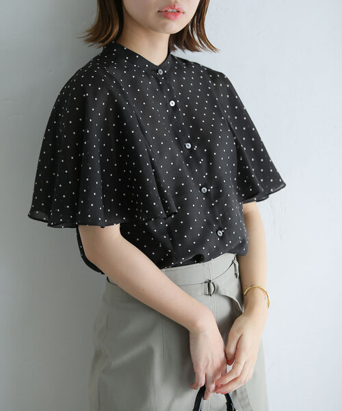 新品 人気完売 ラトータリテ 24aw 定価1.3万 シャツ ブラウス シアー シアーパールシャツ(505957644) | ラ トータリテ(La Totalite