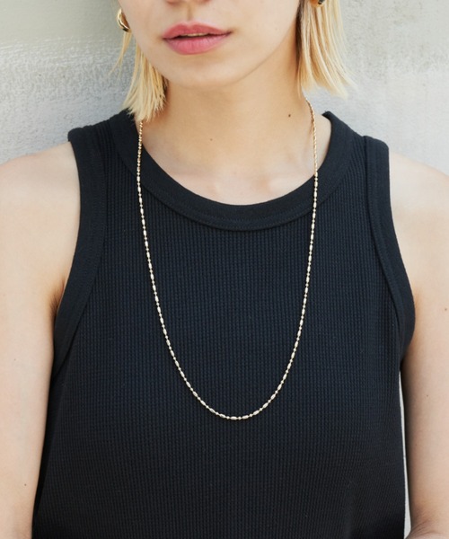 Auntie Rosa Holiday(アンティローザホリデー)の「ランダムボールチェーンネックレス(ネックレス・レディース・シルバー/ゴールド・FREE)」の9枚目の写真