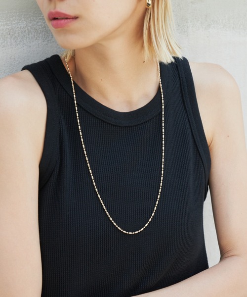 Auntie Rosa Holiday(アンティローザホリデー)の「ランダムボールチェーンネックレス(ネックレス・レディース・シルバー/ゴールド・FREE)」の11枚目の写真