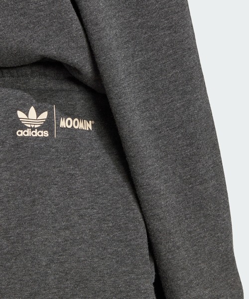 adidas（アディダス）の「アディダス オリジナルス × ムーミン スウェットショーツ ショートパンツ / アディダスオリジナルス adidas Originals（スウェットパンツ・レディース・ダークグレー・MEDIUM/LARGE/SMALL/X-LARGE/XX-LARGE/X-SMALL）」の5枚目の写真