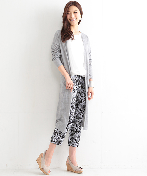 BEAMS LIGHTS Women's(ビームスライツ ウィメンズ)の「◎BEAMS LIGHTS / ロングノーカラーカーディガン(カーディガン/ボレロ・レディース・ホワイト/グレー/ネイビー・ONE SIZE)」の19枚目の写真