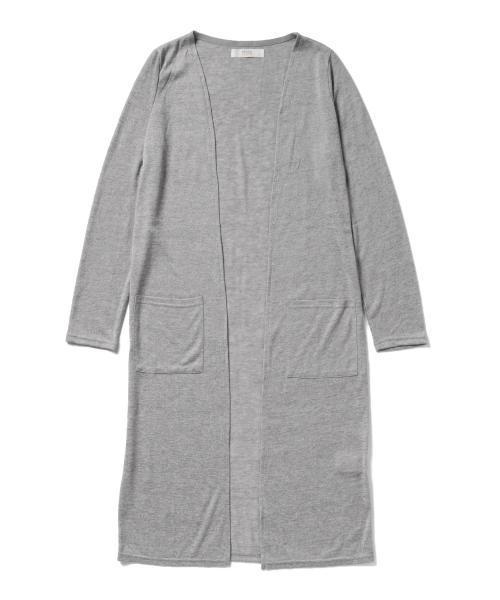 BEAMS LIGHTS Women's(ビームスライツ ウィメンズ)の「◎BEAMS LIGHTS / ロングノーカラーカーディガン(カーディガン/ボレロ・レディース・ホワイト/グレー/ネイビー・ONE SIZE)」の17枚目の写真