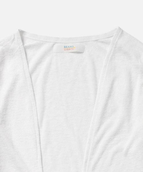 BEAMS LIGHTS Women's(ビームスライツ ウィメンズ)の「◎BEAMS LIGHTS / ロングノーカラーカーディガン(カーディガン/ボレロ・レディース・ホワイト/グレー/ネイビー・ONE SIZE)」の10枚目の写真
