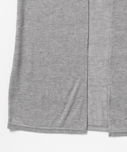 BEAMS LIGHTS Women's(ビームスライツ ウィメンズ)の「◎BEAMS LIGHTS / ロングノーカラーカーディガン(カーディガン/ボレロ・レディース・ホワイト/グレー/ネイビー・ONE SIZE)」の4枚目の写真