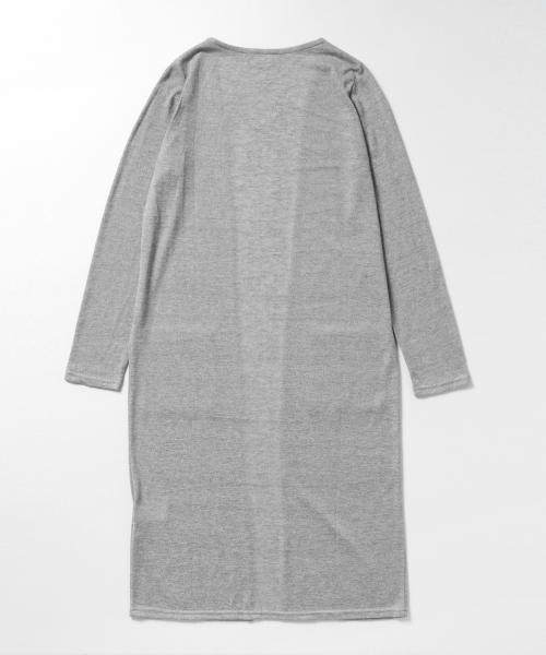 BEAMS LIGHTS Women's(ビームスライツ ウィメンズ)の「◎BEAMS LIGHTS / ロングノーカラーカーディガン(カーディガン/ボレロ・レディース・ホワイト/グレー/ネイビー・ONE SIZE)」の5枚目の写真