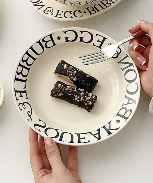 MESSAGEロゴデザインメインプレート（食器）｜Made in I（メイドイン