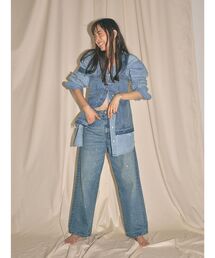 Ungrid | ビジューデザインルーズデニム(デニムパンツ)