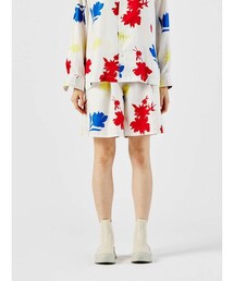 MIDIUMISOLID for Ladies フラワープリントショートパンツ