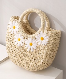 aimoha | 菊刺繍 かごバッグ(かごバッグ)