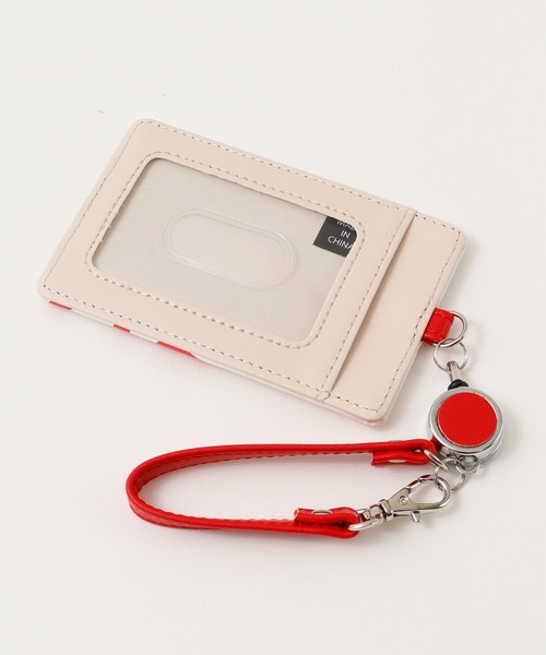 FUNALIVE（ファンアライブ）の「JUNESELECT ドムドム ハンバーガー　ドムぞうカットパスケース（パスケース・レディース・ホワイト/ブラック・FREE）」の6枚目の写真