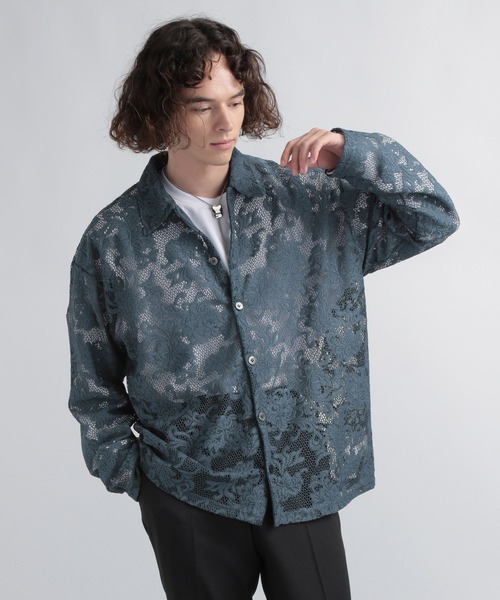 ボタニカルレースシャツ ボタニカルレースシャツ（カジュアルシャツ） | tk.TAKEO