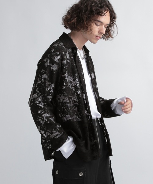 HARE（ハレ）の「ボタニカルレースシャツ(HARE)（シャツ