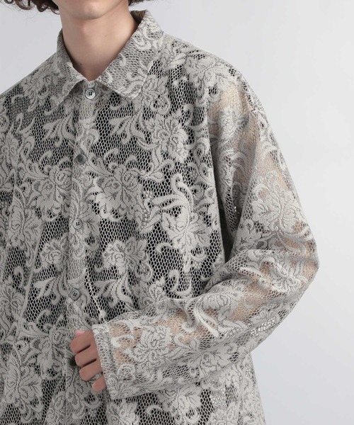 HARE（ハレ）の「ボタニカルレースシャツ(HARE)（シャツ
