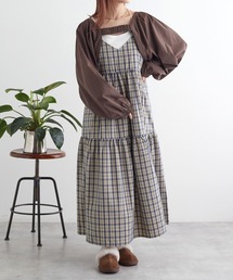 w closet | 【SETアイテム】ボリュームスリーブボレロ&キャミワンピース(ワンピース)