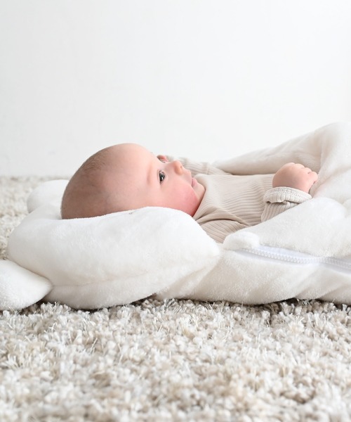 PUPPAPUPO（プッパプーポ）の「スリーピングバッグ 【フランネル】（おくるみ・キッズ・モカ/グレー/アイボリー/グリーン・FREE）」の16枚目の写真