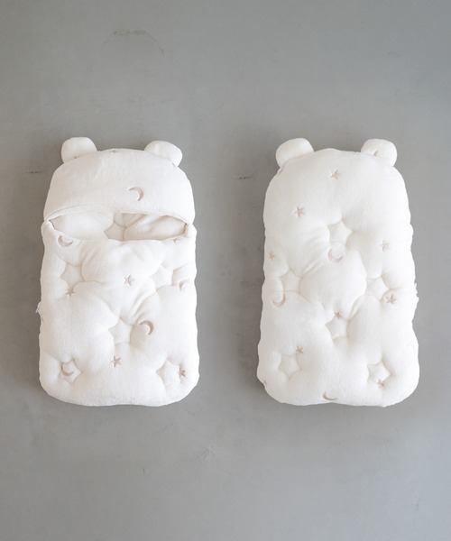 PUPPAPUPO（プッパプーポ）の「スリーピングバッグ 【フランネル】（おくるみ・キッズ・モカ/グレー/アイボリー/グリーン・FREE）」の19枚目の写真