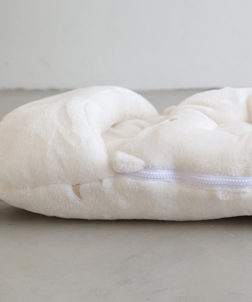 PUPPAPUPO（プッパプーポ）の「スリーピングバッグ 【フランネル】（おくるみ・キッズ・モカ/グレー/アイボリー/グリーン・FREE）」の7枚目の写真