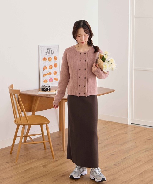 バックスリットニットスカート（スカート）｜CHAN ME（チャンミ）の