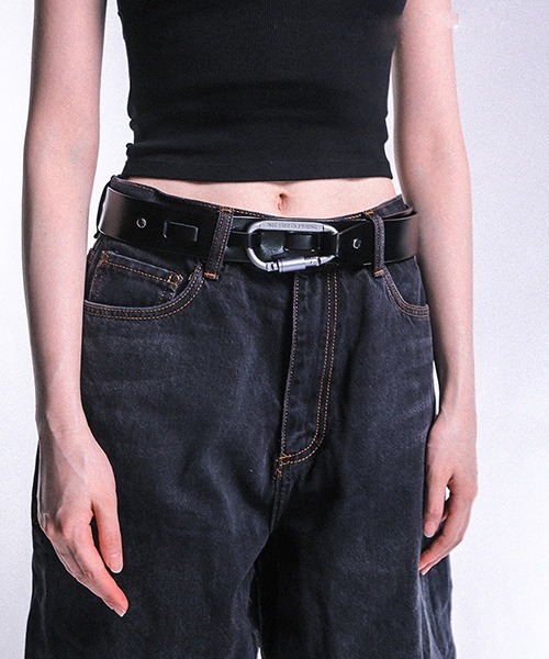 ROOPTOKYO(ループトウキョウ)の「カラビナバックルベルト(ベルト・レディース・ブラック・FREE)」の3枚目の写真