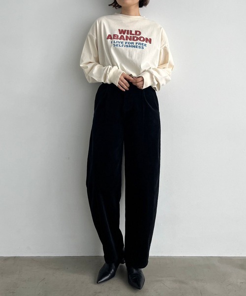 LOWRYS FARM(ローリーズファーム)の「コーデュロイカーブパンツ 969777(その他パンツ・レディース・アイボリー/グリーン/ブラック・MEDIUM/LARGE)」の12枚目の写真