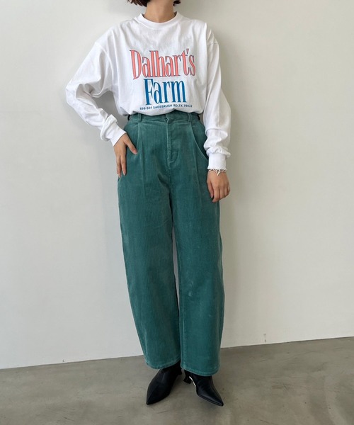LOWRYS FARM(ローリーズファーム)の「コーデュロイカーブパンツ 969777(その他パンツ・レディース・アイボリー/グリーン/ブラック・MEDIUM/LARGE)」の6枚目の写真
