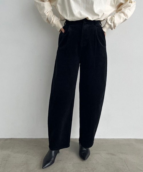 LOWRYS FARM(ローリーズファーム)の「コーデュロイカーブパンツ 969777(その他パンツ・レディース・アイボリー/グリーン/ブラック・MEDIUM/LARGE)」の8枚目の写真