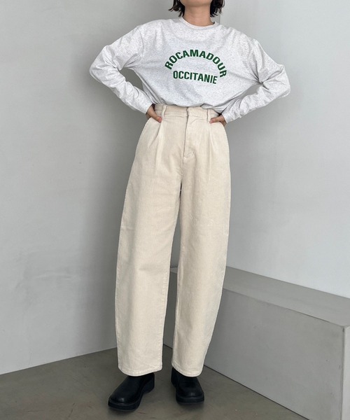 LOWRYS FARM(ローリーズファーム)の「コーデュロイカーブパンツ 969777(その他パンツ・レディース・アイボリー/グリーン/ブラック・MEDIUM/LARGE)」の9枚目の写真