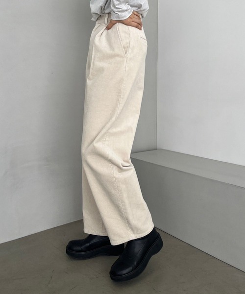 LOWRYS FARM(ローリーズファーム)の「コーデュロイカーブパンツ 969777(その他パンツ・レディース・アイボリー/グリーン/ブラック・MEDIUM/LARGE)」の10枚目の写真