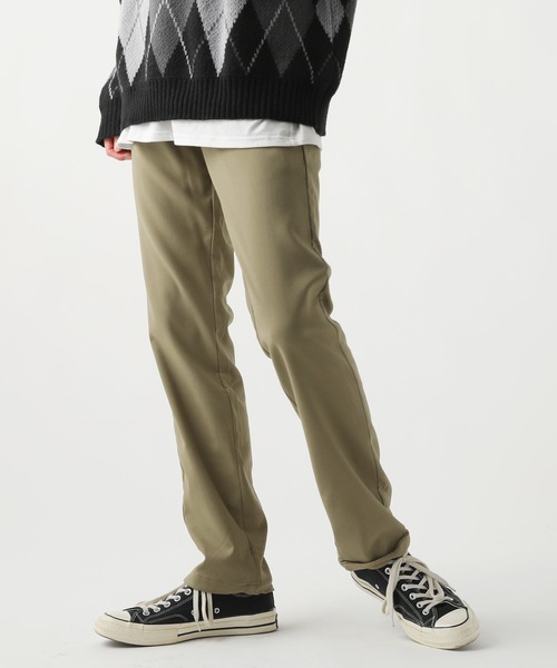 THE CASUAL(カジュアル)の「強ストレッチ 5ポケット裏起毛パンツ(その他パンツ・メンズ・ブラック/ベージュ/カーキ/チェック/ネイビー/オフホワイト・LL/M/L)」の3枚目の写真