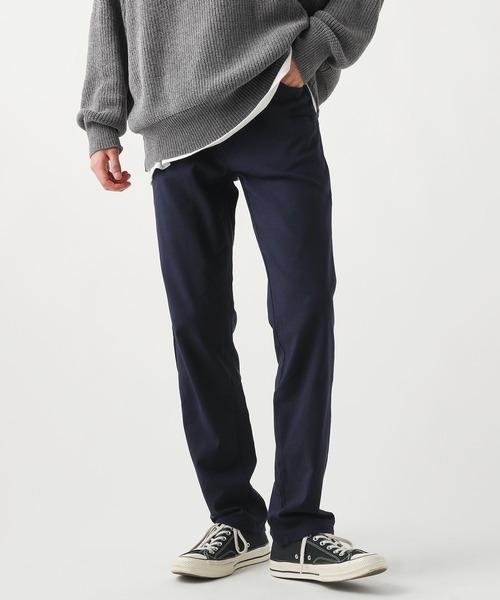 THE CASUAL(カジュアル)の「強ストレッチ 5ポケット裏起毛パンツ(その他パンツ・メンズ・ブラック/ベージュ/カーキ/チェック/ネイビー/オフホワイト・LL/M/L)」の5枚目の写真