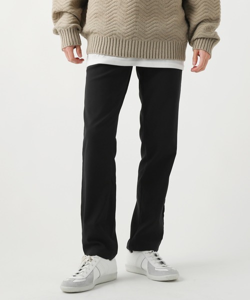 THE CASUAL(カジュアル)の「強ストレッチ 5ポケット裏起毛パンツ(その他パンツ・メンズ・ブラック/ベージュ/カーキ/チェック/ネイビー/オフホワイト・LL/M/L)」の2枚目の写真